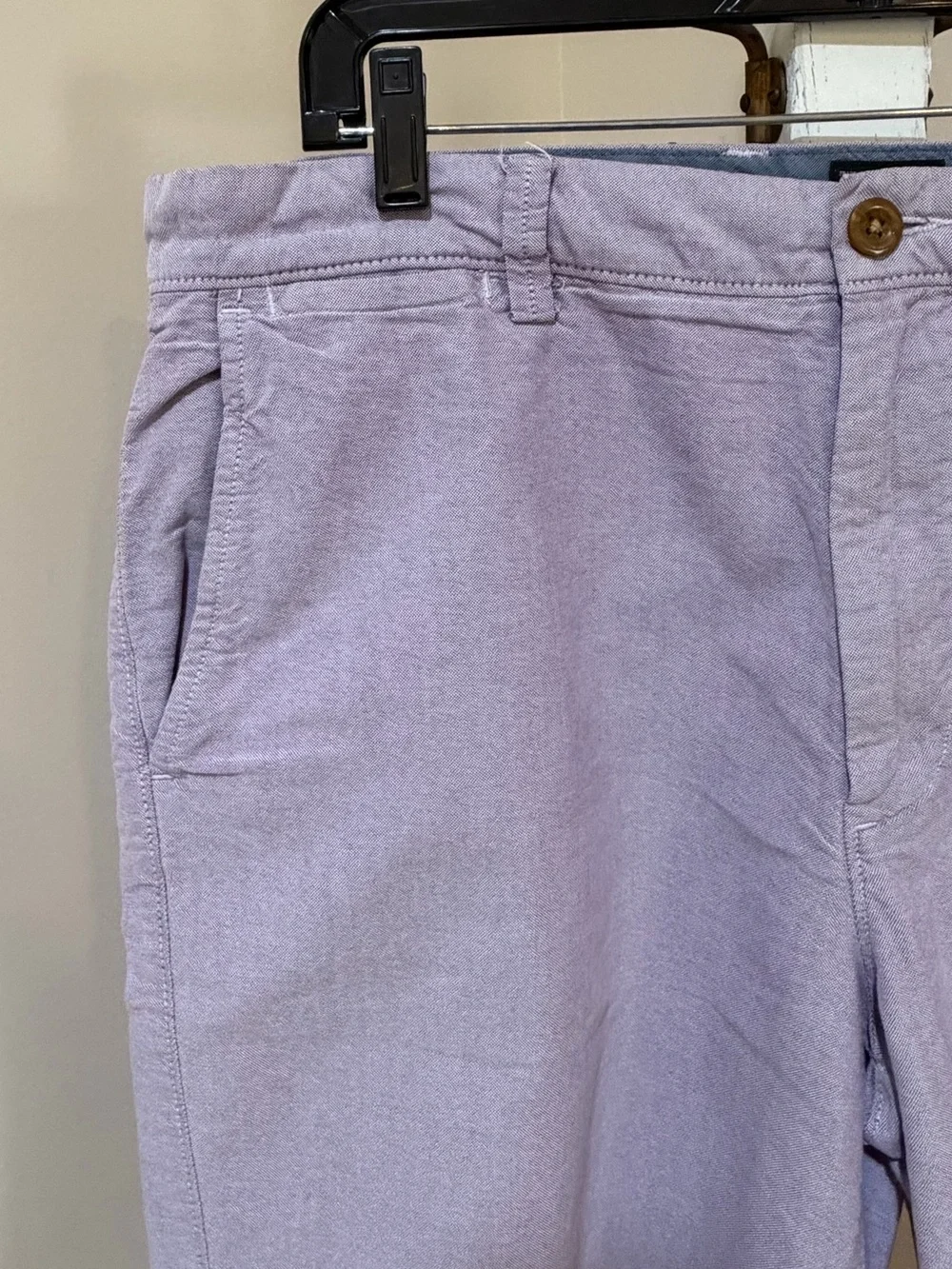 MENS JCREW CLUB SHORTS FLAT FRONT IN  SIZE 35” WAIST 11” LENGTH IN PURPLE